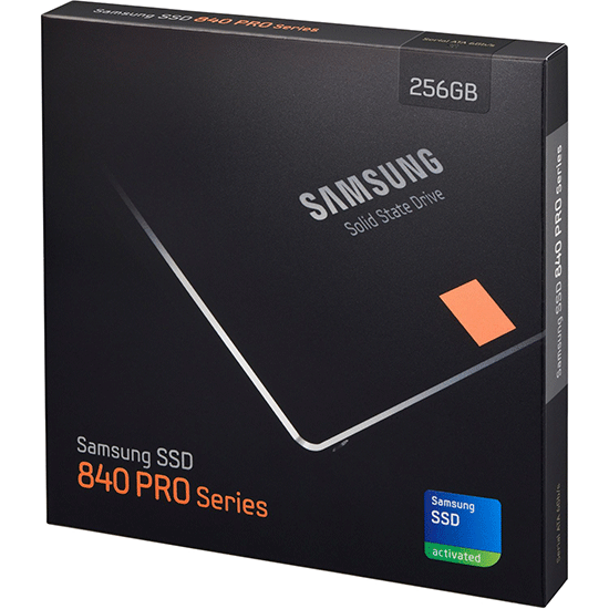 Samsung SSD 840 Pro Serie: schnell, zuverlässig und sehr leistungsfähig in Größen 128, 256 und 512 GB (Quelle: SAMSUNG)