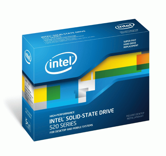 Intel SSD 520: mit einer Höhe von UltraBook-freundlichen 7mm oder 9,5mm und in dem Standardformfaktor 2,5 Zoll (Quelle: INTEL)