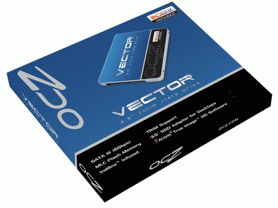 OCZ Vector: Verfügbar in drei verschiedenen Kapazitäten mit 128, 256 und 512 GB (Quelle: OCZ)