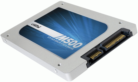 Crucial m500: Vor allem die großen Varianten mit 480 GB und 960 GB Speicherplatz profitieren von den Neuerungen und bieten hohe Geschwindigkeiten. (Quelle: CRUCIAL)