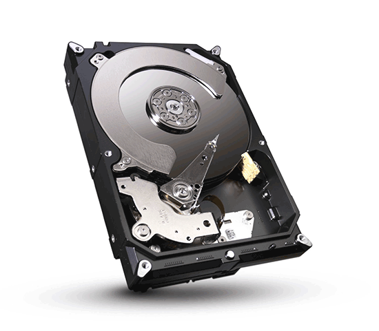 Seagate 7200.14 Serie: Wie der Name der Serie bereits erkennen lässt, drehen sich die Platten mit 7200 Umdrehungen pro Minute (Quelle: SEAGATE)