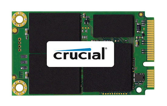 mSATA: Crucial m500 mSATA SSD - Einer der vielen Vertreter von SSDs mit mSATA-Anschluss - Kompakt und ideal für Notebooks (Quelle: CRUCIAL)