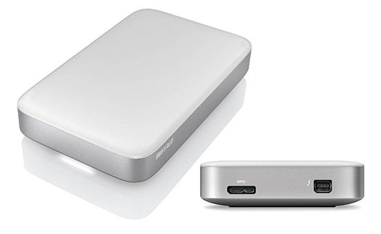 Externe SSD: Als Datenspeicher eher ungünstig im Preis-Leistungs-Verhältnis, besser zunächst SSD als Programmspeicher einsetzen (Quelle Foto: Buffalo Technology)