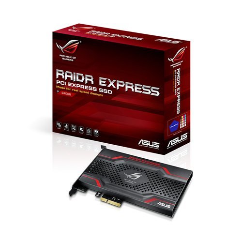 ASUS RoG RAIDR Express: Besonders leistungsstarke SSD Festplatte mit PCI-Express-Schnittstelle (Quelle: Asus)