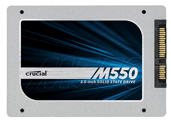 Crucial M550: Die neue SSD Festplatte aus dem Hause Crucial soll die M500 nicht ablösen, sondern das Angebot eher ergänzen (Quelle: Crucial)