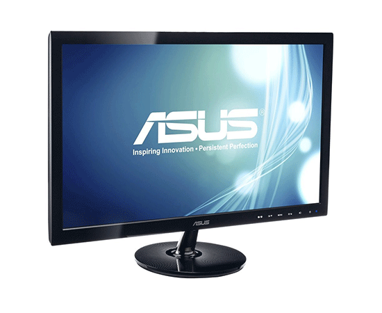ASUS VS248H: Der 24 Zoll LED Monitor weist ein besonders gutes Preis-Leistungs-Verhältnis auf und ist somit die beste Wahl für preisbewusste Gamer (Quelle: ASUS)
