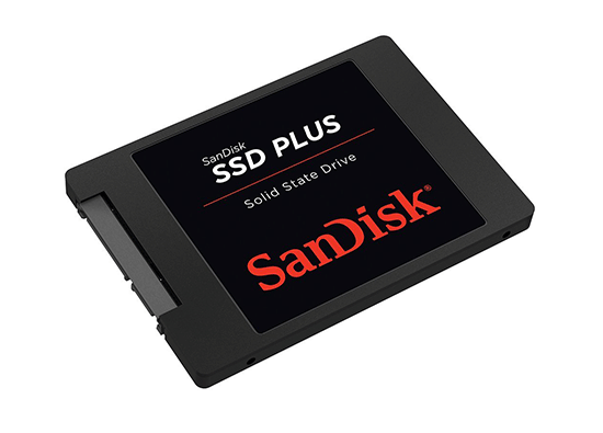 SanDisk SSD PLUS: Die kostengünstige SSD PLUS fällt in erster Linie durch den niedrigen Preis auf und eignet sich zum Einstieg (Quelle: SanDisk)