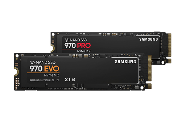 Samsung SSD 970 EVO und 970 PRO M.2 SSD