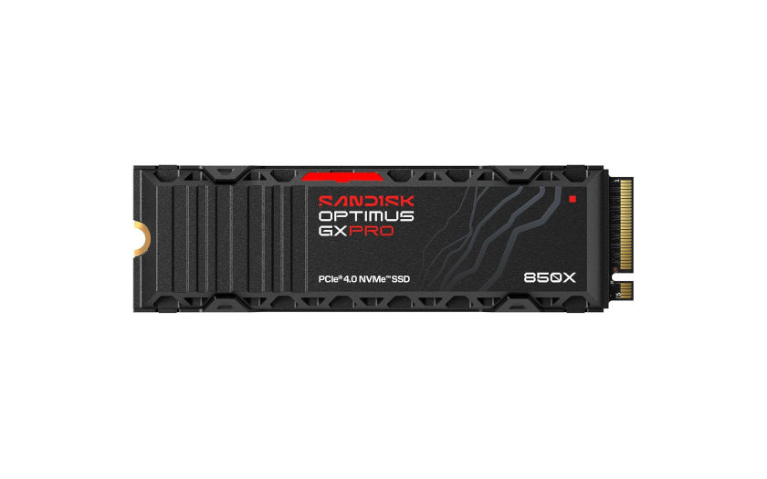 Sandisk Optimus GX PRO 850X NVMe SSD Heatsink PCIe 4.0 TLC