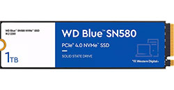 WD Blue SN580 NVMe SSD M.2 PCIe NVMe SSD Empfehlung